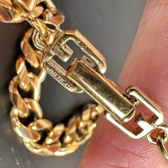 Givenchy Gold Plated Chunky Chain Bracelet - Picture 4 of 6